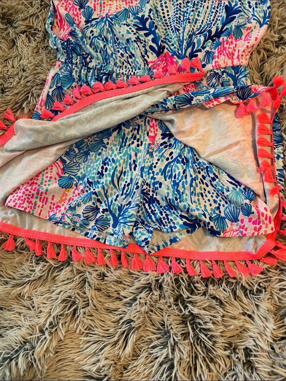 Lilly Pulitzer Size Medium Skort Romper - Picture 2 of 7